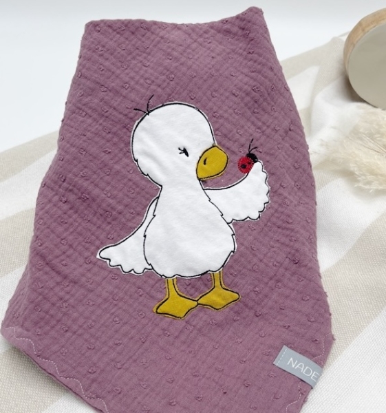 Halstuch "Gans mit Marienkäfer"